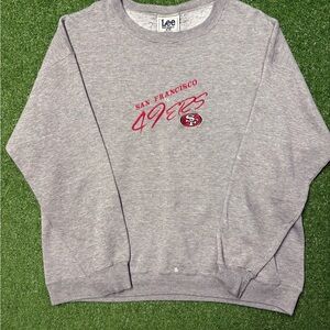 Vintage 1990s LEE Sport San Francisco 49ers Crewneck Sweater